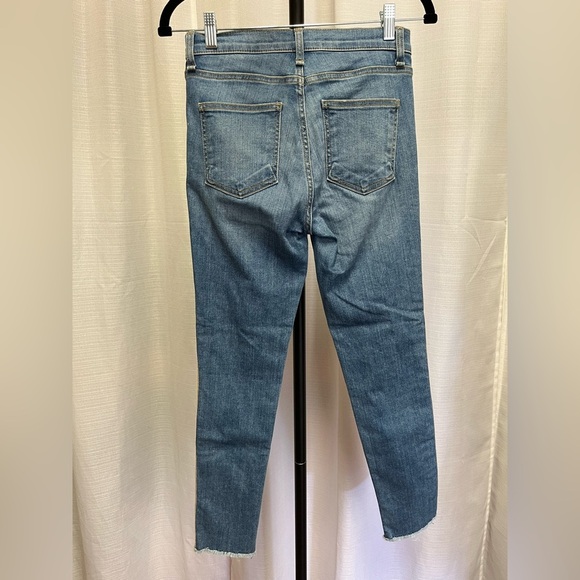 Veronica Beard Debbie 10” skinny tuxedo side , raw hem | size 25/0 - Picture 5 of 9